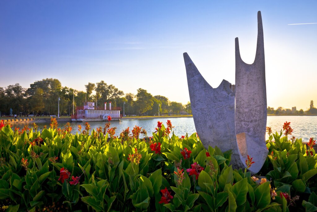 Palic lake coast serbia