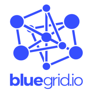 Blue grid logo